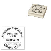 Huisraad Winkel Rubber Stempel (Gestempeld)
