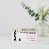 huisschilder visitekaartje (Staand voorkant)