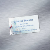 Huisschilderwerk Aangepast Visitekaartje Magnetisch Visitekaartje (Voorbeeld)