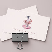 Huisschoonmaakdiensten Spuitfles QR-code Visitekaartje