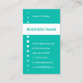 huissleutel visitekaartje (Achterkant)