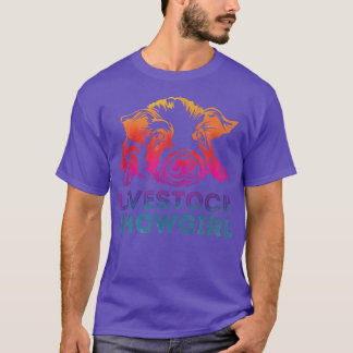 Huisveeteeltmeisje - Varkens laten zien op de beur T-shirt