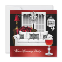 Huisverwarmings Rode Witte Zwarte Kroonluchter