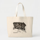 HUISVESTING CRASH GROTE TOTE BAG (Voorkant)