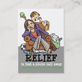 Huisvesting. House Cleaning. Promotie Visitekaartje