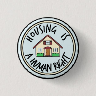 Huisvesting is een Button voor de mensenrechten