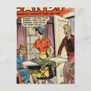 Huisvestingen en huishouden briefkaart