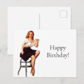 Huisvrouwen uit het Retro verleden Jaren 50 Briefkaart (Voorkant / Achterkant)