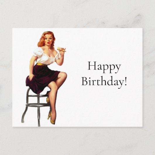 Huisvrouwen uit het Retro verleden Jaren 50 Briefkaart (Voorkant)