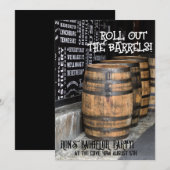 HUISWHISKEY BACHELORPARTY UITNODIGINGEN (Voorkant / Achterkant)