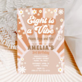 Huit est une invitation à l'anniversaire vibe