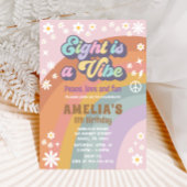 Huit est une invitation à l'anniversaire vibe