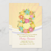 Huit Est Une Merveilleuse Invitation Anniversaire (Devant / Derrière)