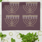 Huit Hanoukka Nights Serviette de cuisine (Plié)