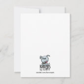 Huit invitations observées mignonnes de partie de (Dos)