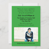 Huit/Neuf Photos Vert - Grad Faire-part (Dos)