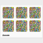 Huit Stickers Martinis (Feuille)