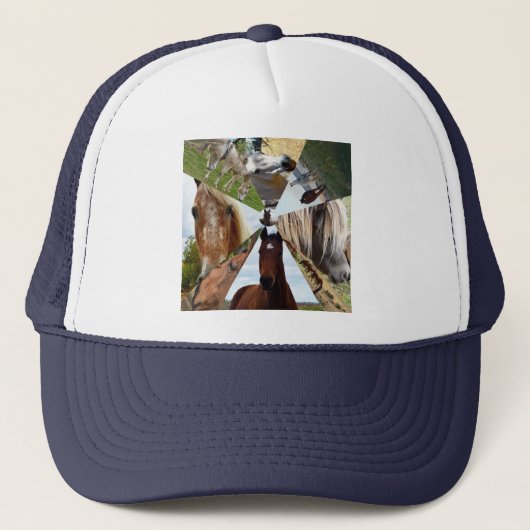 Huit Triangles Cheval, Casquette de camions (Devant)