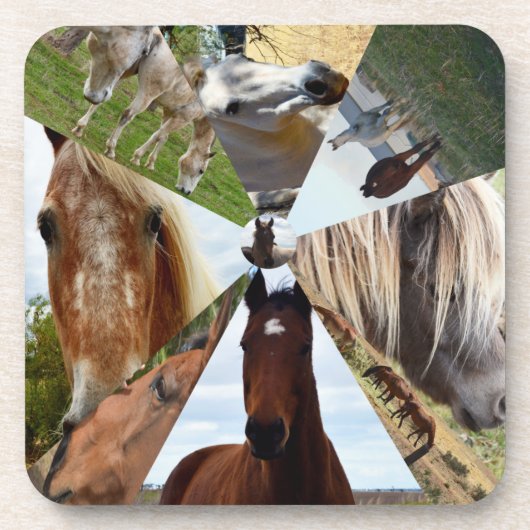 Huit Triangles Cheval, Dessous de verre (Devant)