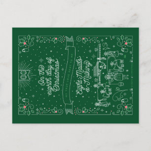 HUITIÈME JOUR DE NOËL / Carte de Noël