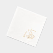 Huîtres Nautiques Main tiré Mariage funky (Gauche)