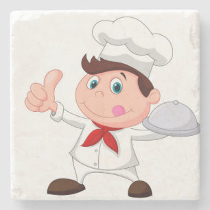 **HUIZEN COKOK CHEF OF BAKER* ONDERZETTER