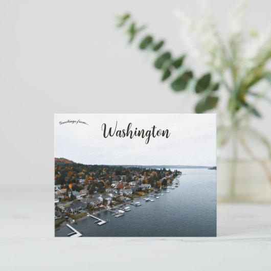 Huizen en vakantiewoningen in Issaquah Washington Briefkaart (Staand voorkant)