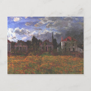 Huizen in Argenteuil - Claude Monet - 1873 Briefkaart