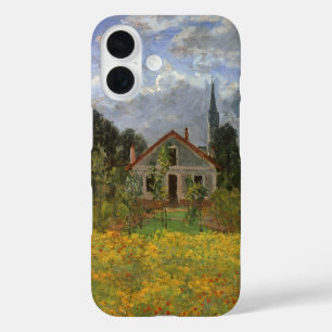 Huizen in Argenteuil door Claude Monet, Vintage Ar iPhone 16 Hoesje