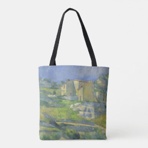 Huizen in de Provence van Paul Cezanne, Vintage Ar Draagtas