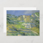 Huizen in Provence van Paul Cezanne,  kunst (Voorkant / Achterkant)