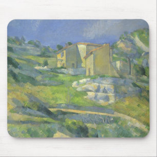 Huizen in Provence van Paul Cezanne,  kunst Muismat