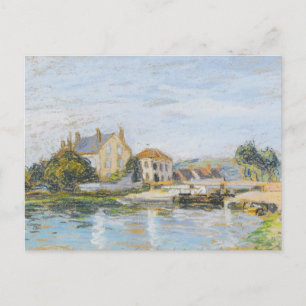 Huizen op de rand Alfred Sisley Briefkaart