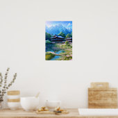 Huizen van de Calm Poster (Keuken)