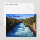 Huka Falls, Nouvelle-Zélande Carte postale (Devant / Derrière)