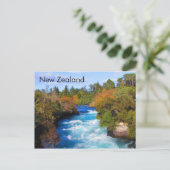 Huka Falls, Nouvelle-Zélande Carte postale (Debout devant)