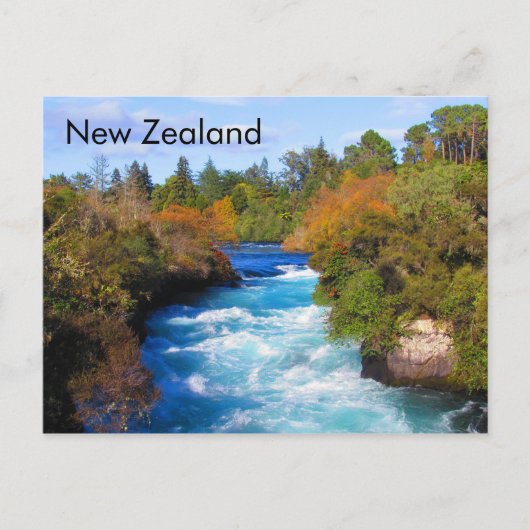 Huka Falls, Nouvelle-Zélande Carte postale (Devant)