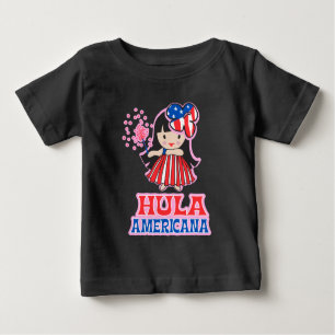 Hula Americana Baby's & Peuter T-shirts