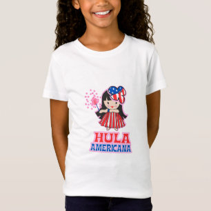 Hula Americana Patriottische Firecracker T-shirt