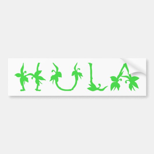 Hula Bumpersticker (Voorkant)