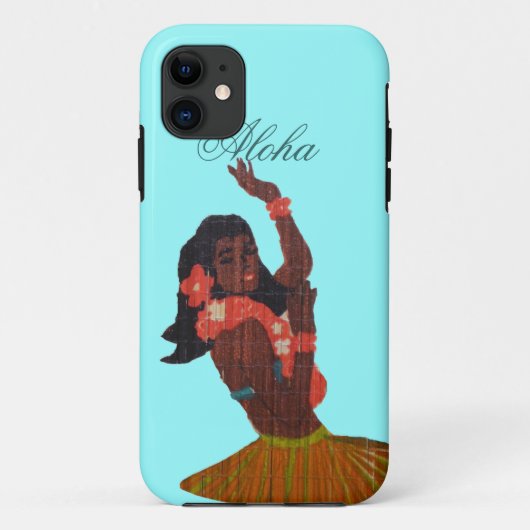 Hula Dancer Aloha Seafoam green Case-Mate iPhone Case (Achterkant)