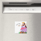 Hula Dancer Hawaiian Magnet Magneet (Insitu (Vaatwasser))