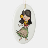 Hula Dancer Keramisch Ornament (Rechts)