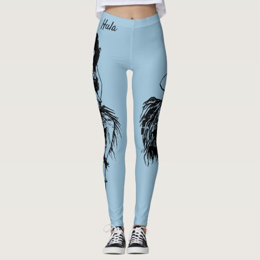 Hula Dancer Leggings Art Original (Devant)