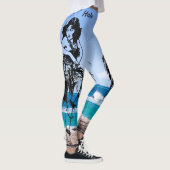 Hula Dancer Leggings d'exercices d'art original (Droite)