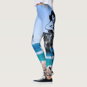 Hula Dancer Originele Kunst Workout Leggings (Links)