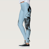 Hula Dancer Originele Leggings van het Kunstwerk (Links)