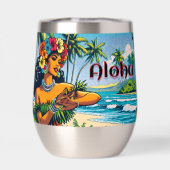 Hula Dancer sur les îles Hawaiiennes Aloha (Arrière)