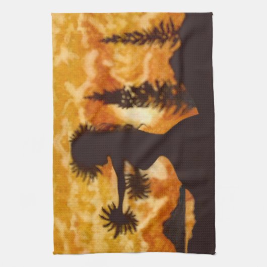 Hula Dancer  Theedoek (Verticaal)