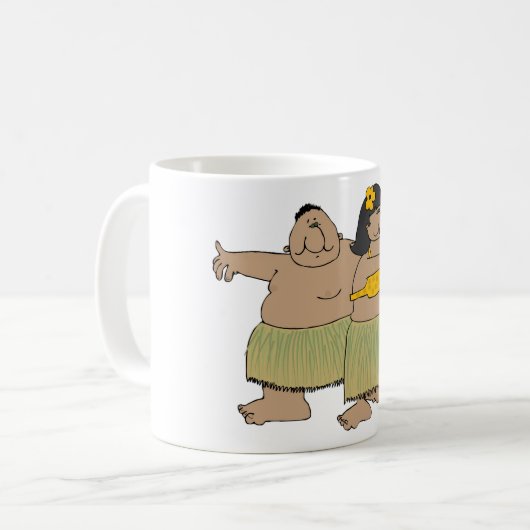 Hula Dancers Coffee Mug (Devant gauche)